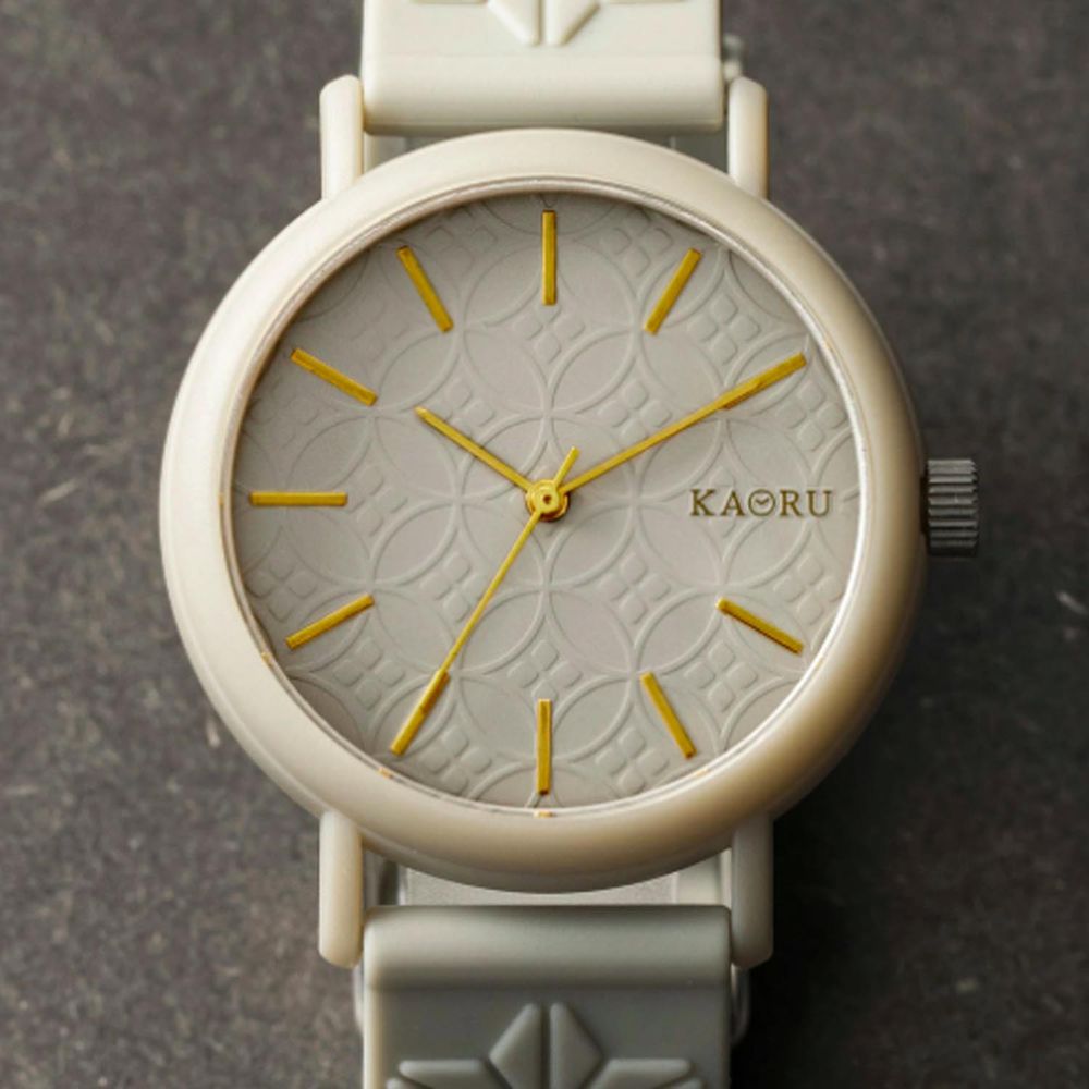 日本 MARUZEKI - KAORU 日本製香氛手錶(基本款)-柚子-灰