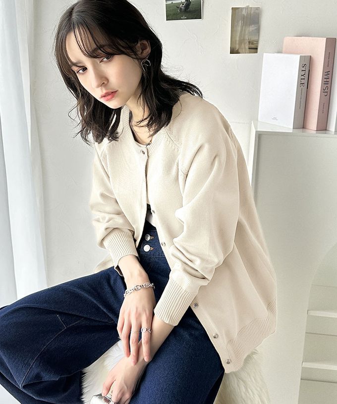 日本 Classical Elf - [必收款] 2WAY輕量百搭薄針織外套-淺灰