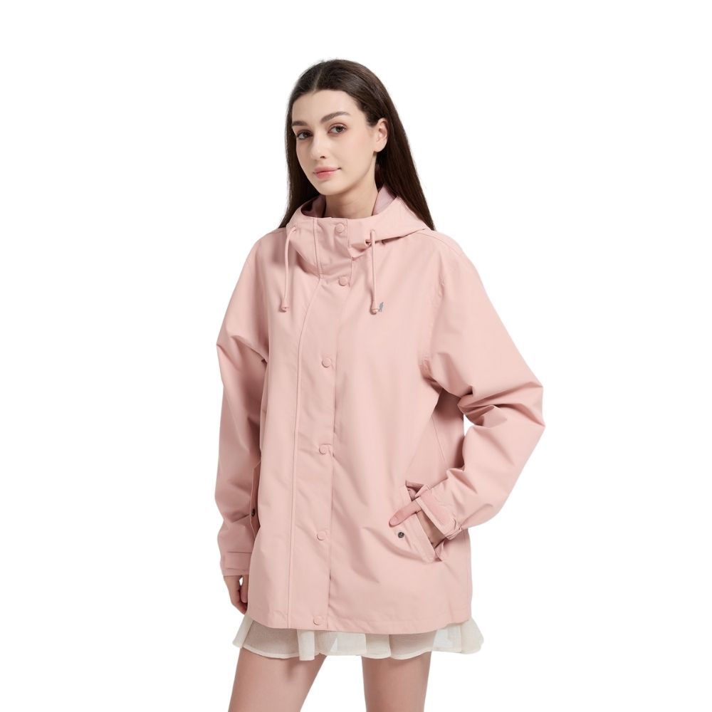 魔法防水透氣外套-大人-霧玫粉