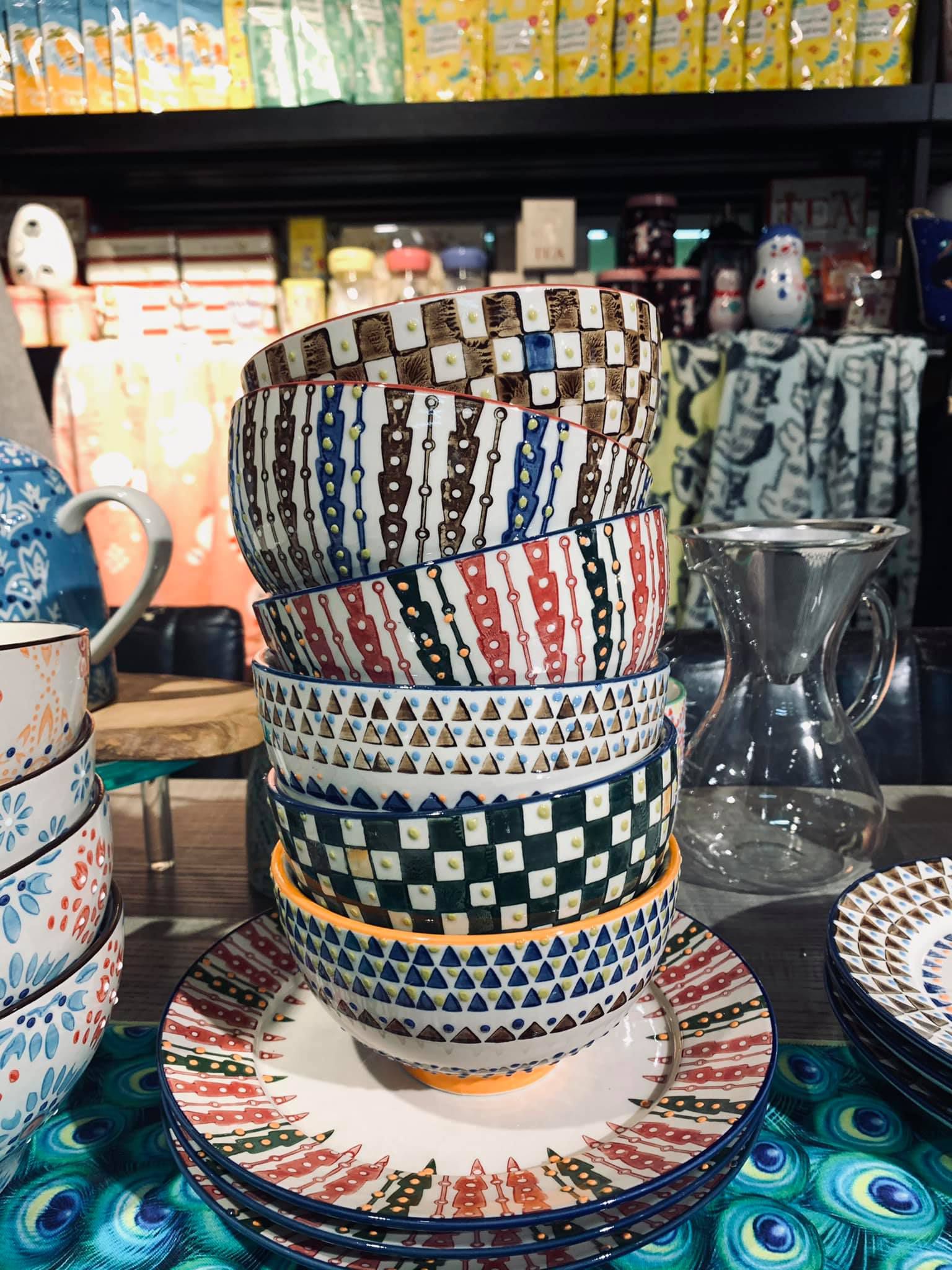 法國 Chehoma - 點繪幾合-中碗 (直徑13.5cmx高7.5cm)-6入