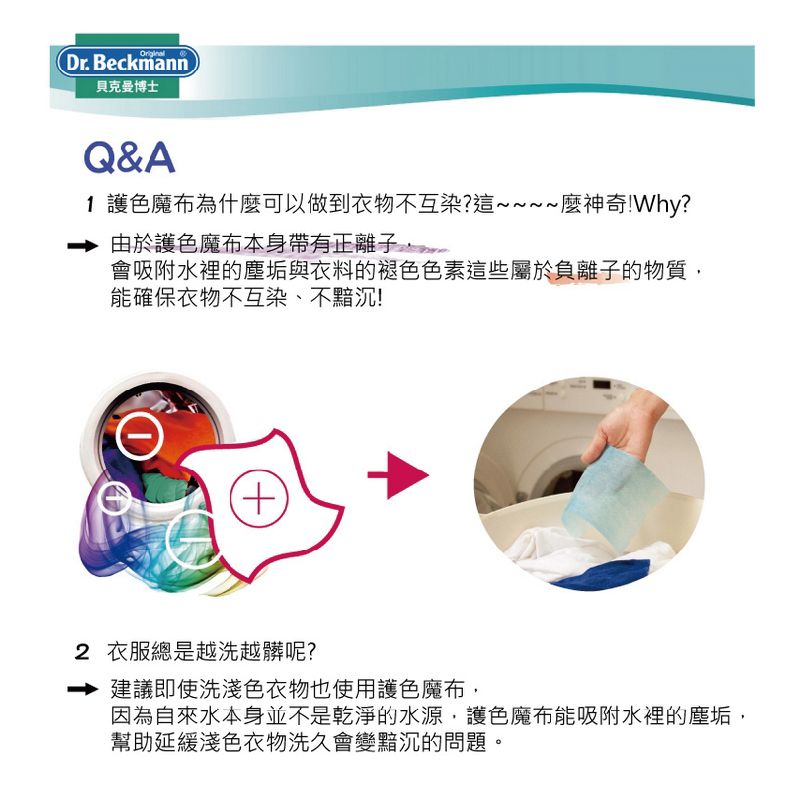 德國 Dr. Beckmann 貝克曼博士 - 超防染護色魔布-30片裝*3盒入