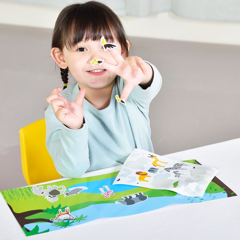 西班牙 APLI - 旅遊貼紙-非洲動物