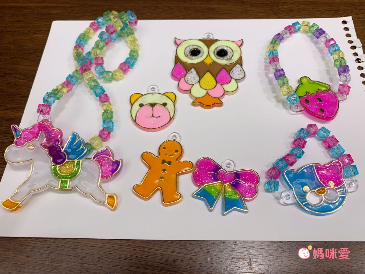 韓國 AMOS - 6色項鍊手鍊主題DIY玻璃彩繪膠