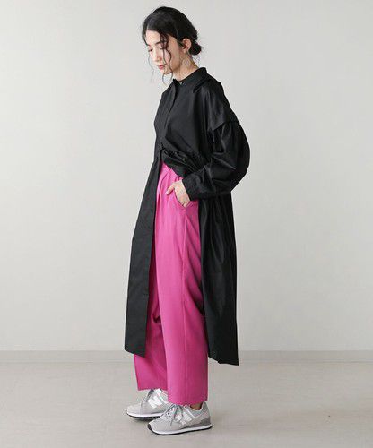 日本 Bou Jeloud - 俐落簡約美腿西裝褲-桃粉