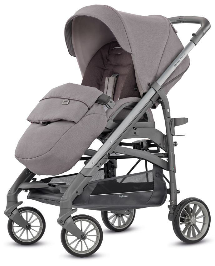 義大利 Inglesina 英吉利那 - Trilogy 卓爵雙向推車-不含睡箱-行星灰