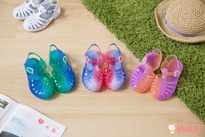 法國Méduse® - 兒童1946雙色軟糖涼鞋-SUNTRI款-葡萄軟糖