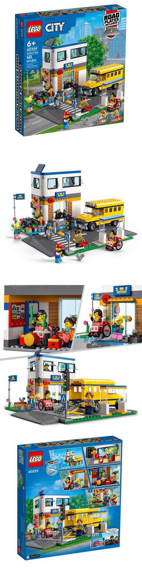 樂高 LEGO - 樂高積木 LEGO《 LT60329》City 城市系列 - 上學日-433pcs