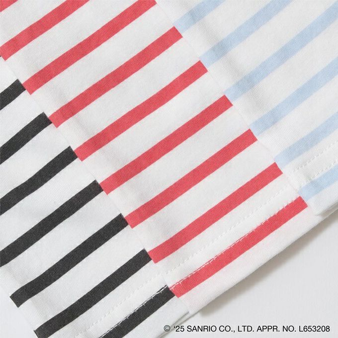 日本 Lycee mine - 100%棉 海洋風法式澎袖上衣-卡通人物大耳狗-奶油黃