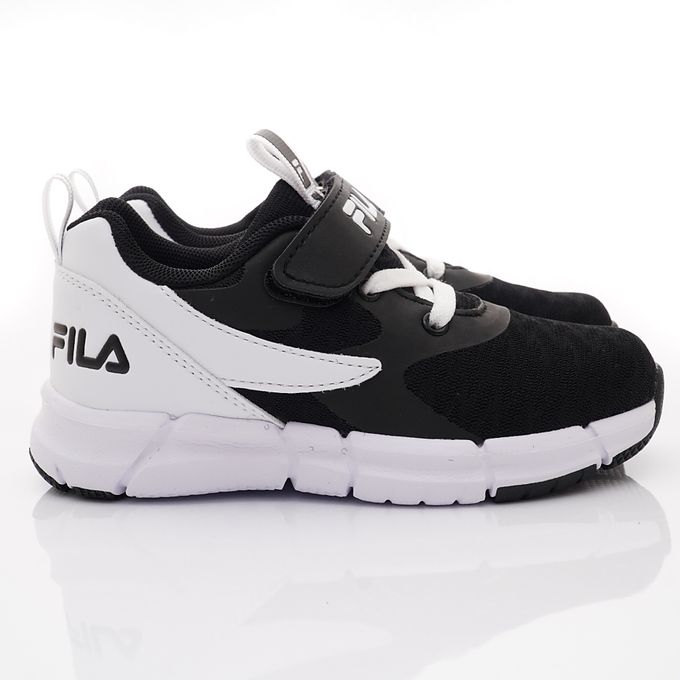 FILA - 輕量慢跑運動鞋2-J430X-011黑白(中大童段)-運動鞋-黑白