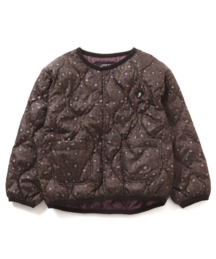 日本 BREEZE - 圓領好搭絎縫鋪棉外套(可機洗)-紅