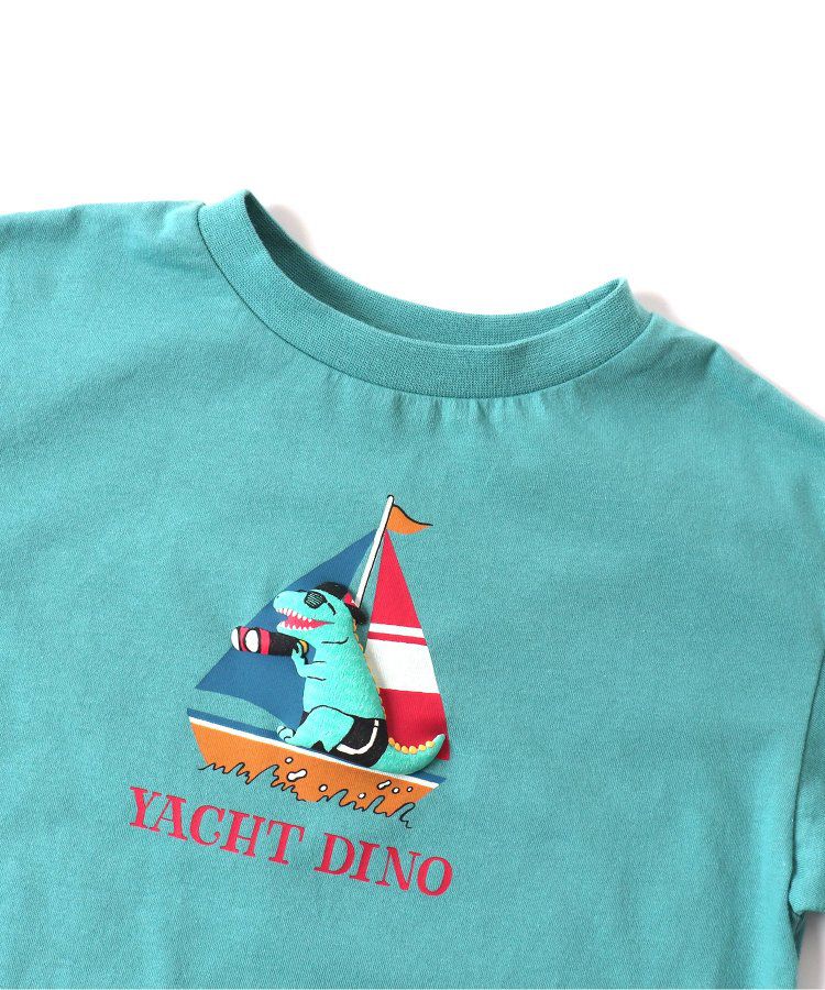 日本 BREEZE - 暑假來了立體印花短袖上衣-甲蟲-撞色袖黃