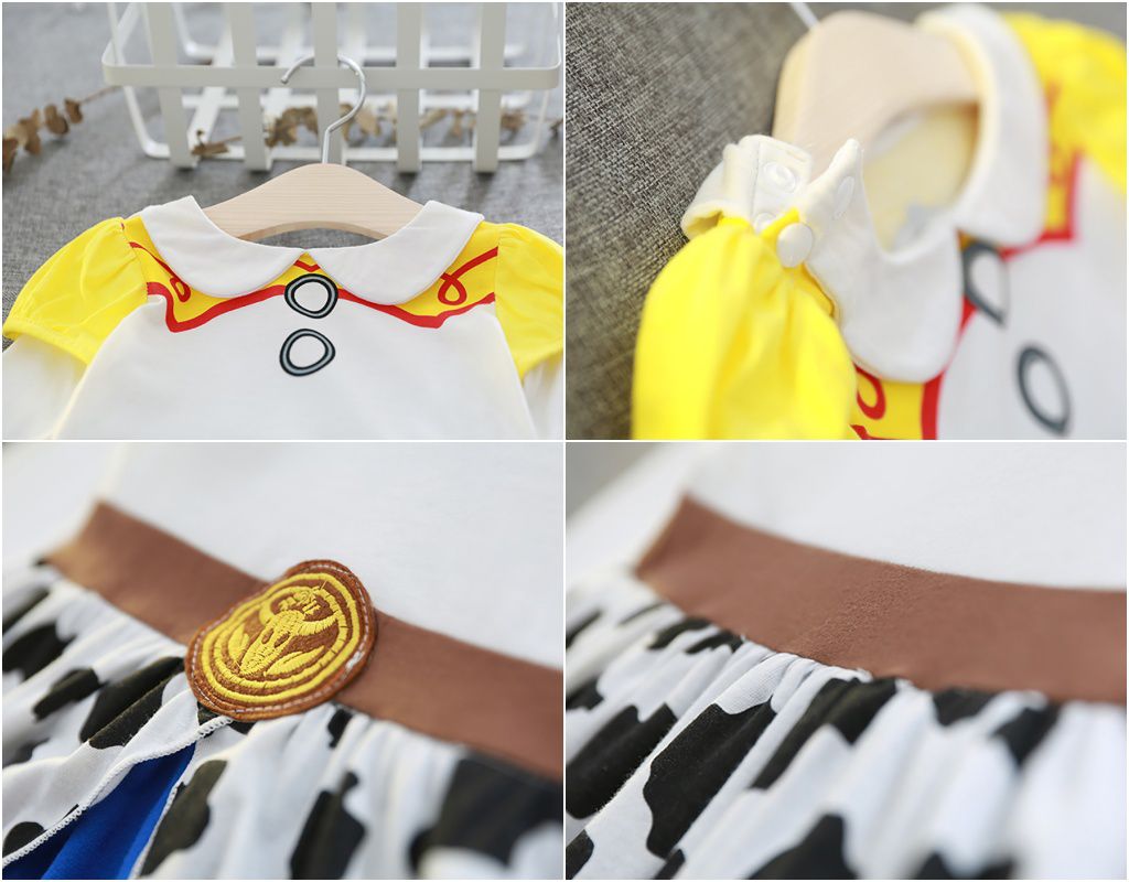 長袖造型公主裙-可愛牛仔