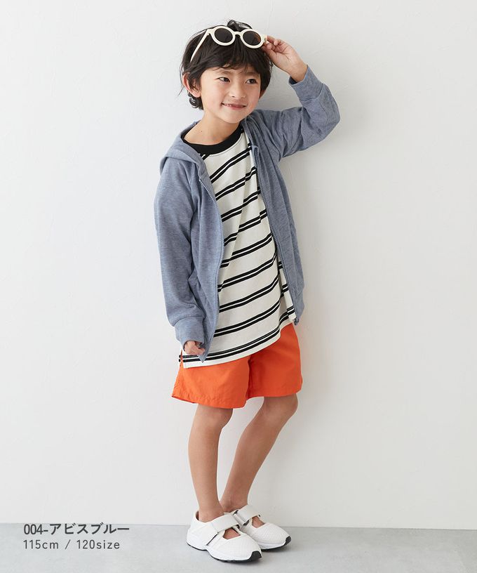 日本 devirock - 90%抗UV 輕薄透氣防曬連帽小外套-亮橘