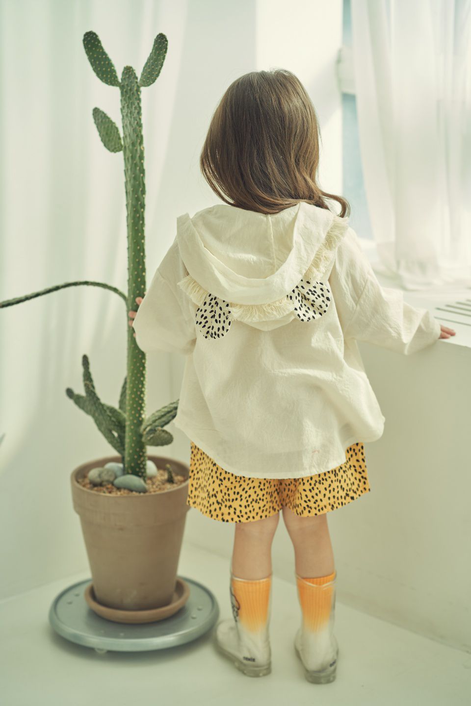 韓國 Mimico - 花豹小短褲-芥末黃