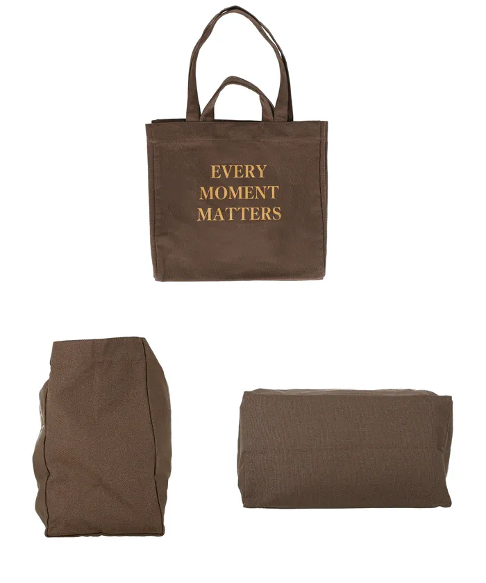 日本 COCA - 2WAY簡約大容量帆布袋-米白