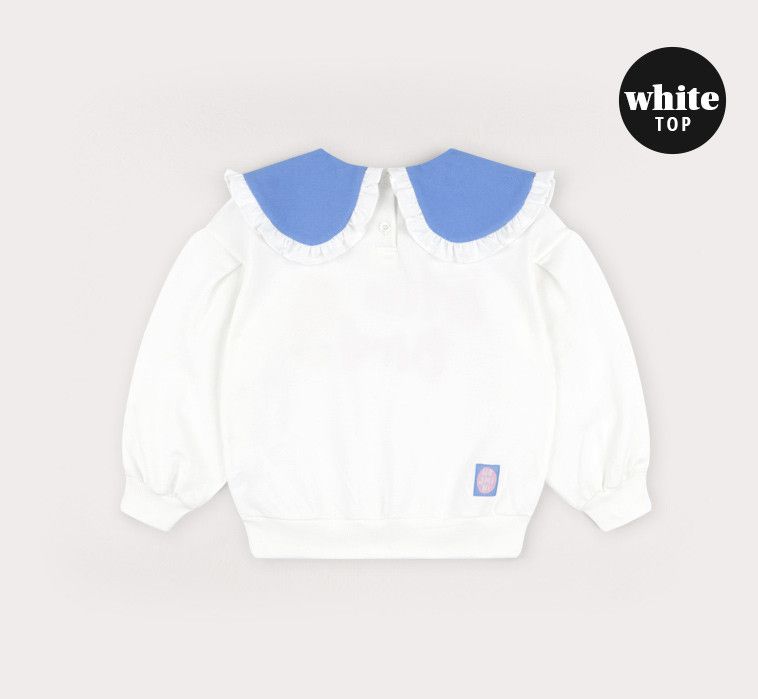 韓國 HEJMINI - 森林鳥荷葉邊內搭褲裙套裝-白