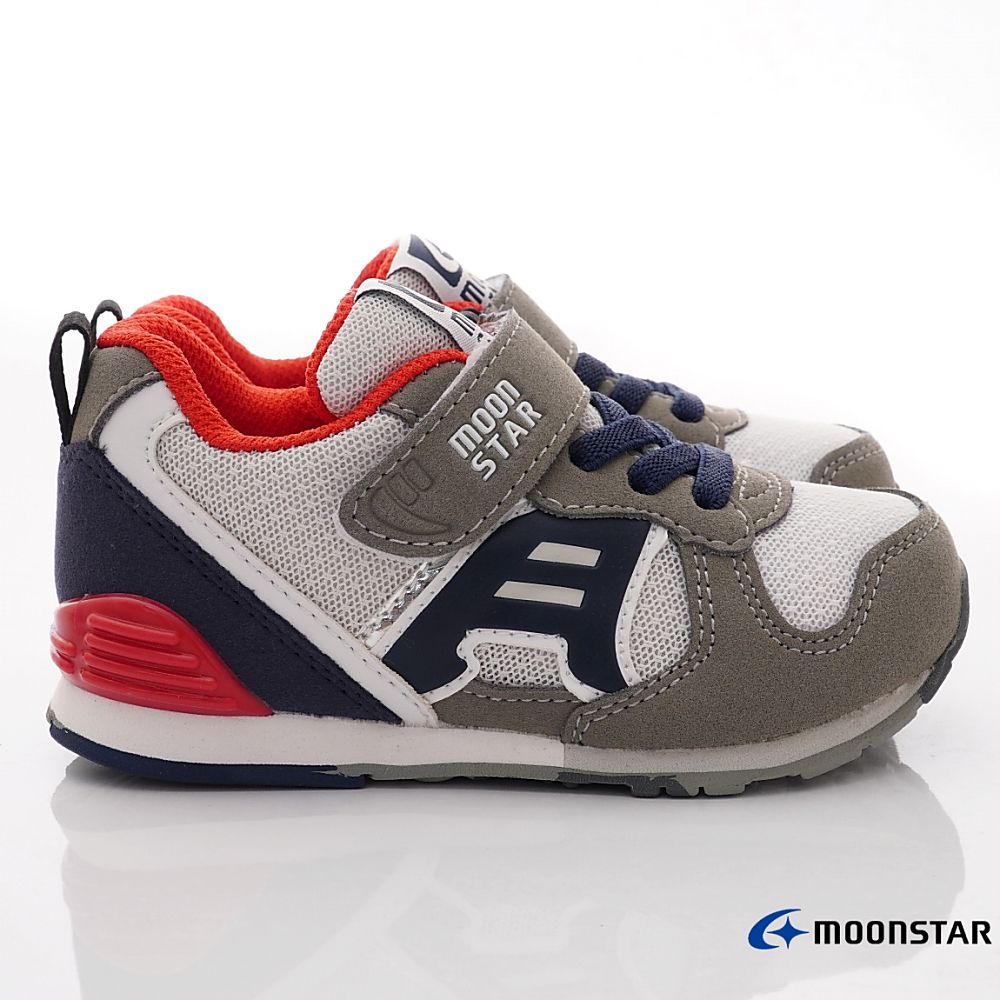 Moonstar日本月星 - HI系列十大機能運動鞋(中小童款)-灰