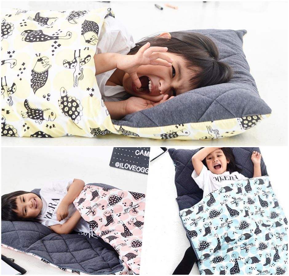 【OGG 喔咯】 兒童睡袋｜枕頭、小被被、睡墊 all in one ！