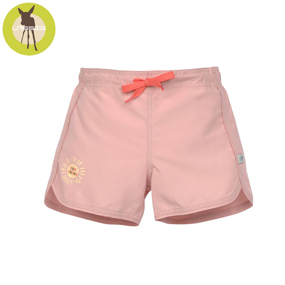 幼童抗UV海灘休閒短褲-海浪粉