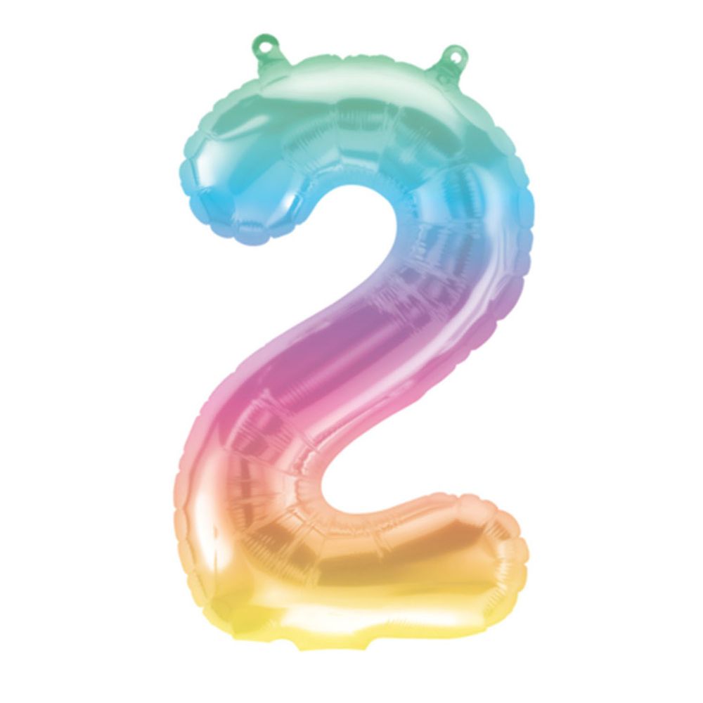 akachan honpo - 數字氣球-彩虹2-數量：1個、適用年齡：3歲以上