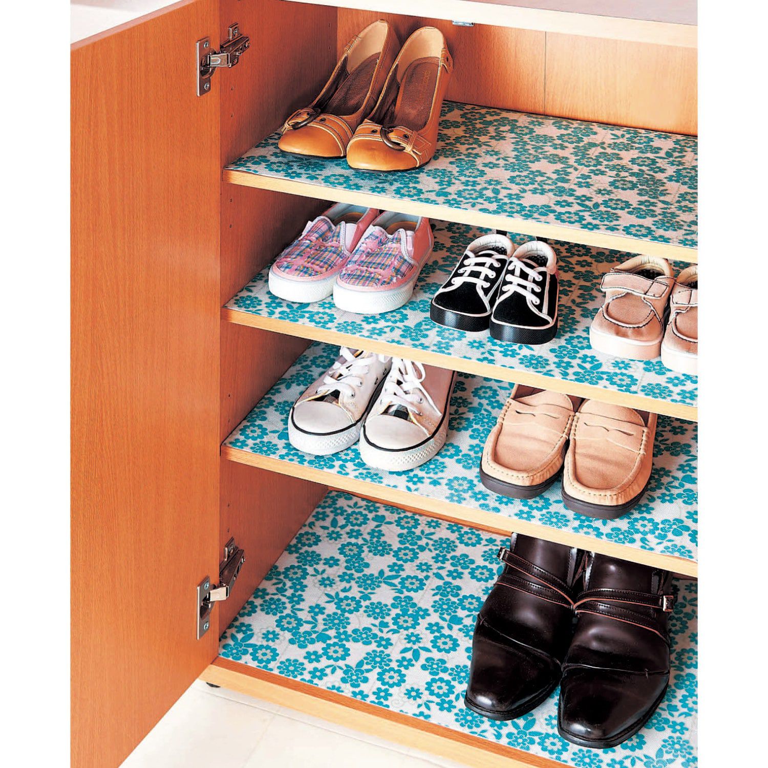 日本千趣會 - [抗菌加工]自由裁剪除濕防潮墊(鞋櫃/櫥櫃用) (約200×30cm)