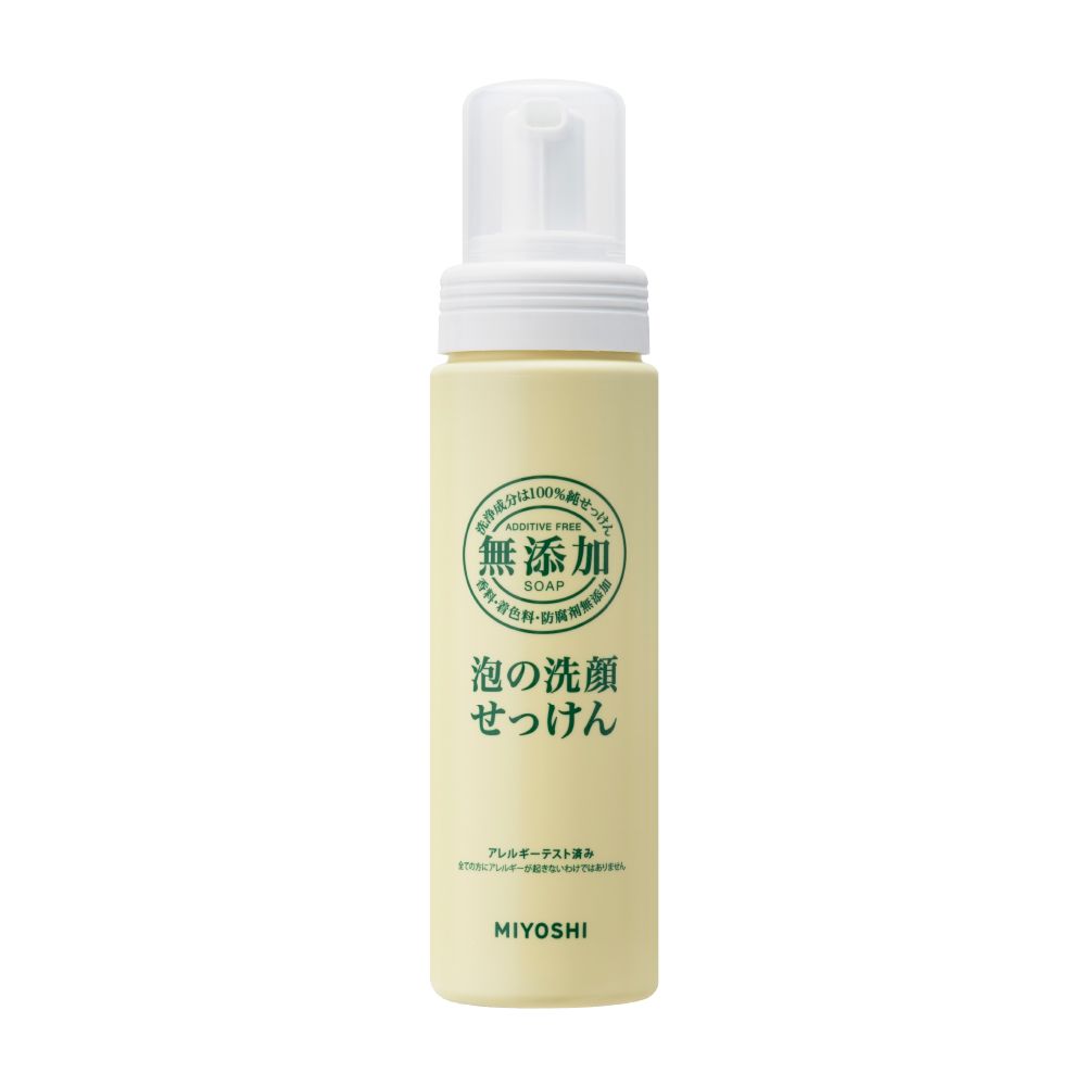 日本 MIYOSHI 無添加 - 無添加泡沫洗顏乳-200ml
