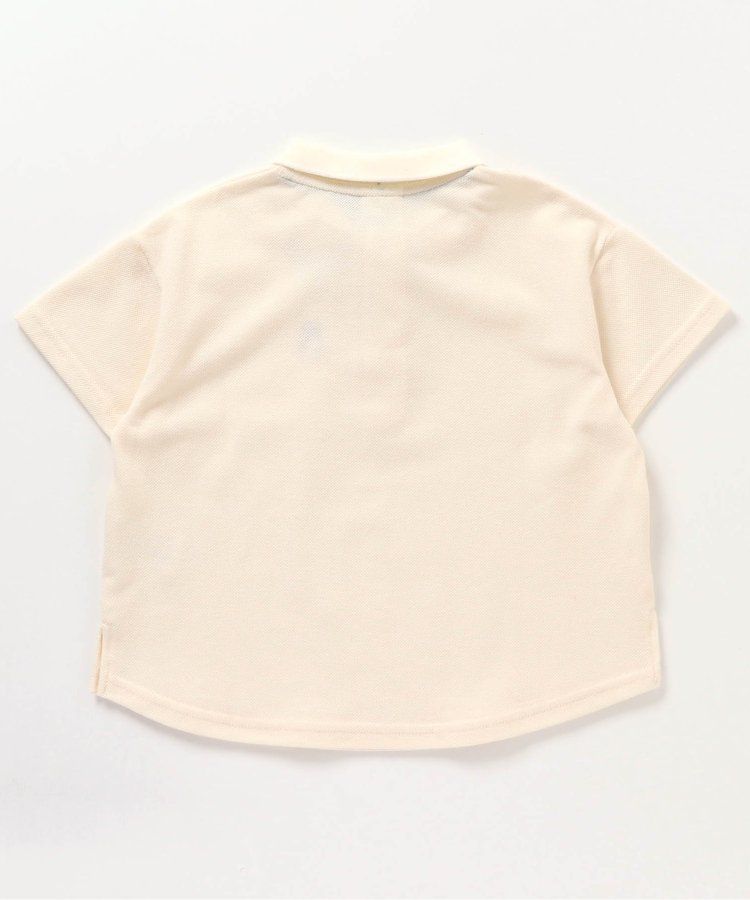 日本 BREEZE - 童趣動物刺繡短袖POLO衫-滑板鴨-深藍