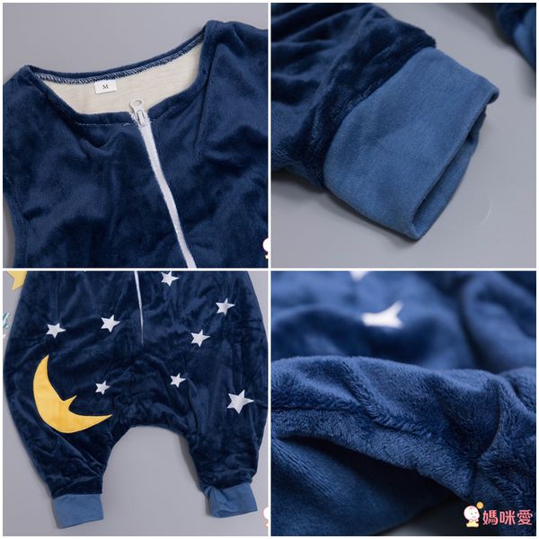 【JoyNa 法蘭絨分腿防踢睡袋】晚上不怕踢被