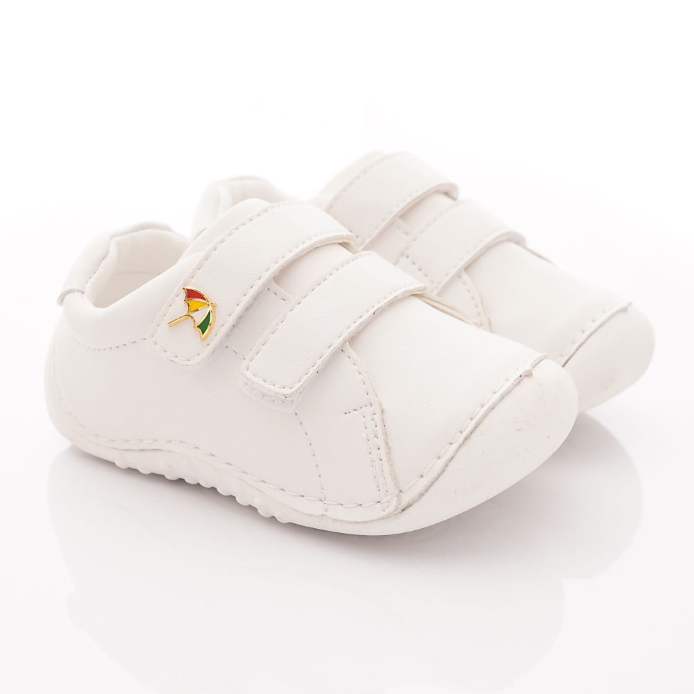 Arnold Palmer 雨傘牌 - 專櫃童鞋-皮質超輕學步鞋專櫃款(寶寶段)-白-台碼=尺寸cm