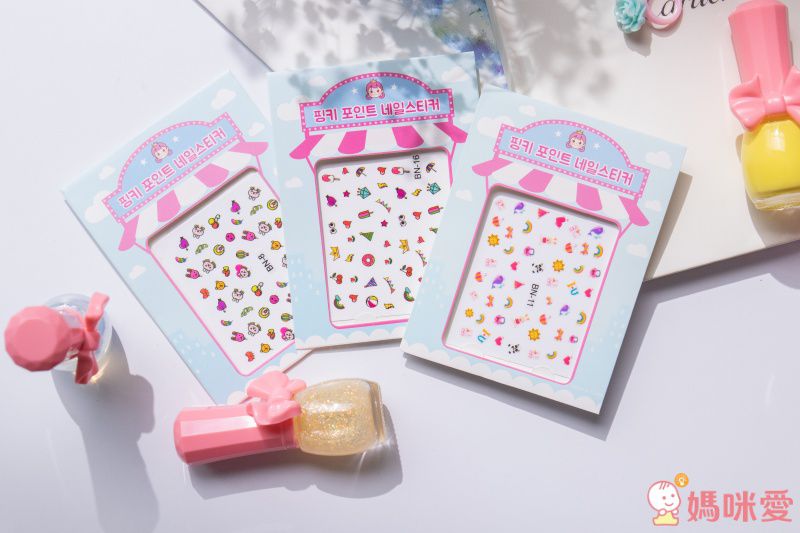 韓國 Pink Princess - 裝飾用指甲貼-彩虹日子