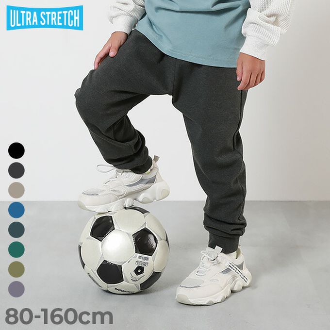 日本 devirock - 熱銷定番 超彈力羅紋束口長褲-黑