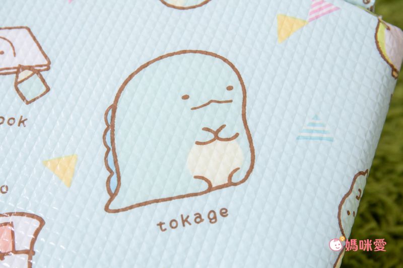 日本代購 - 3層構造防水野餐墊(附收納袋)(4-5人)-角落生物-水藍 (180x180cm)