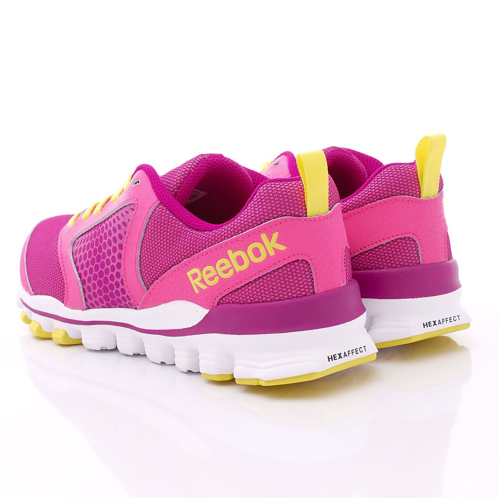 REEBOK - 童鞋-彈力亮彩運動鞋款(大童段)-桃