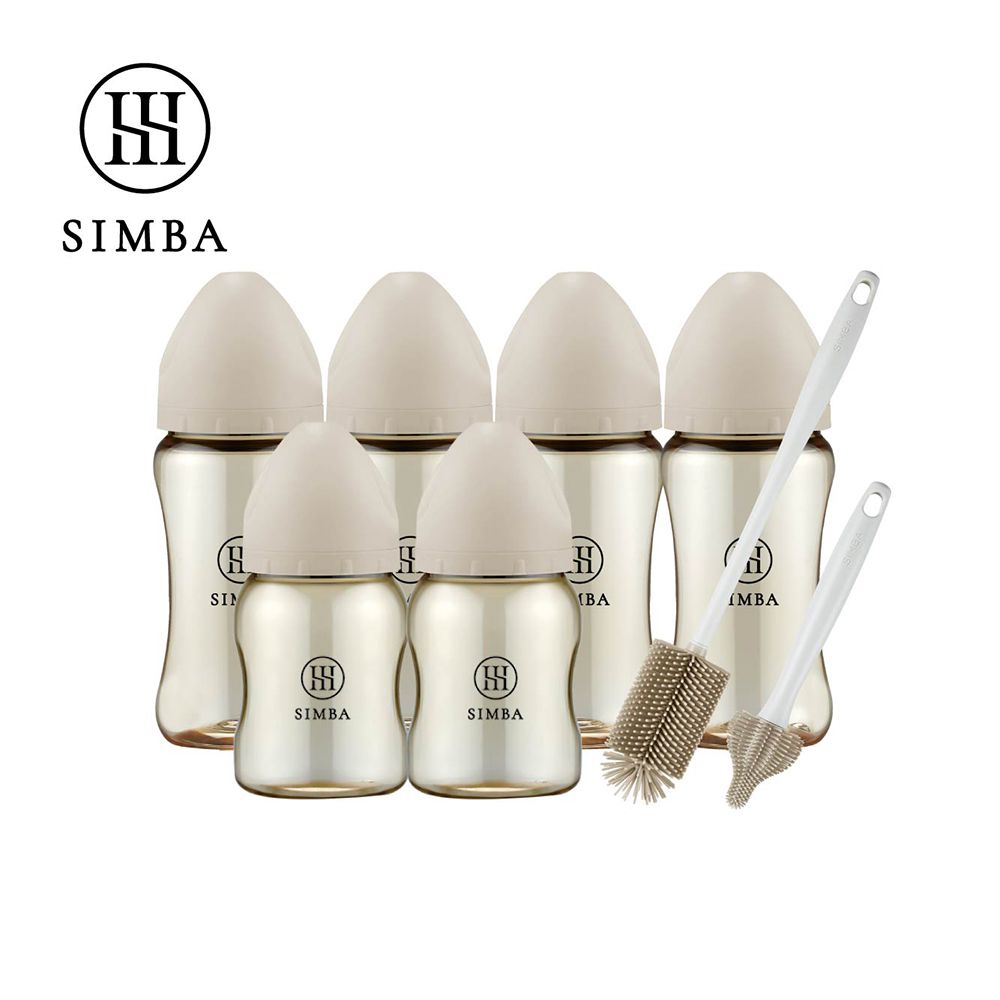 深入各種瓶！蘊蜜鉑金PPSU寬口奶瓶極淨組-小流量新生適用-杏茶