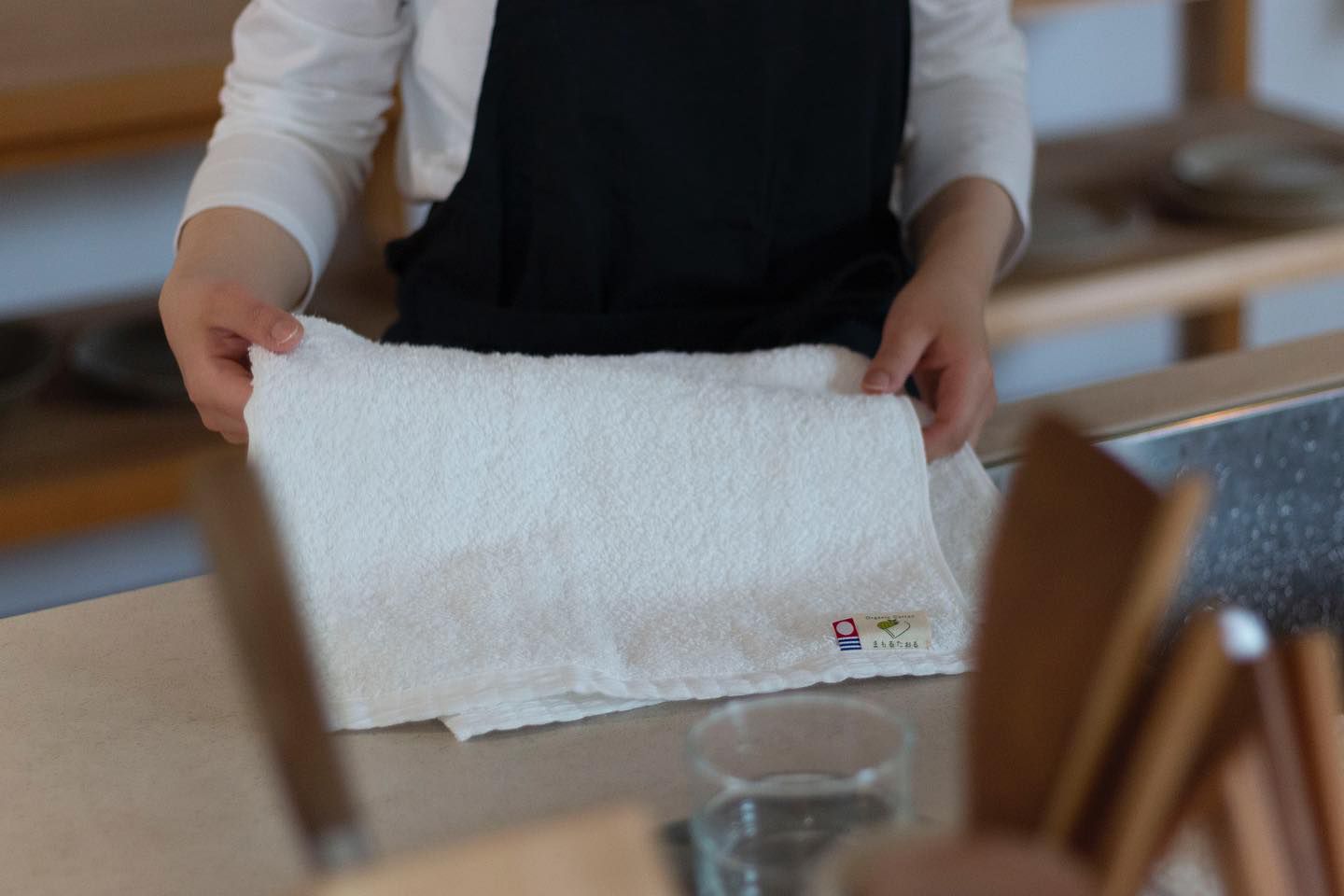 日本代購 - 日本製 柔撚6倍吸水力浴巾/毛巾-白 (33×100cm)