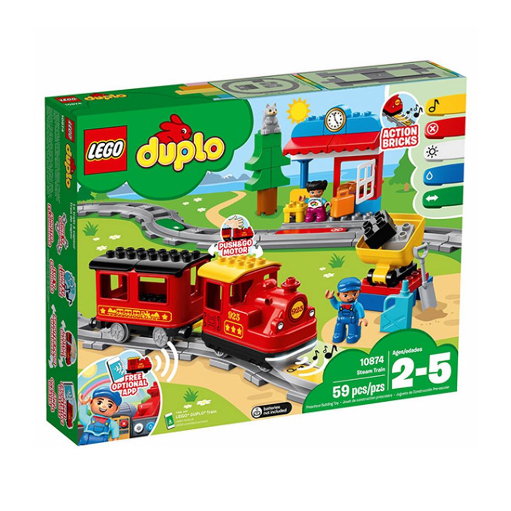 樂高 LEGO - 【LEGO樂高】得寶系列 10874 蒸汽列車