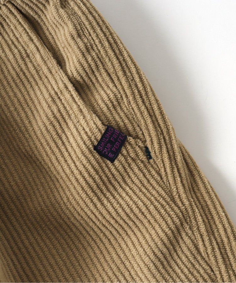 日本 BREEZE - 燈芯絨裏起毛保暖長褲-粉紅