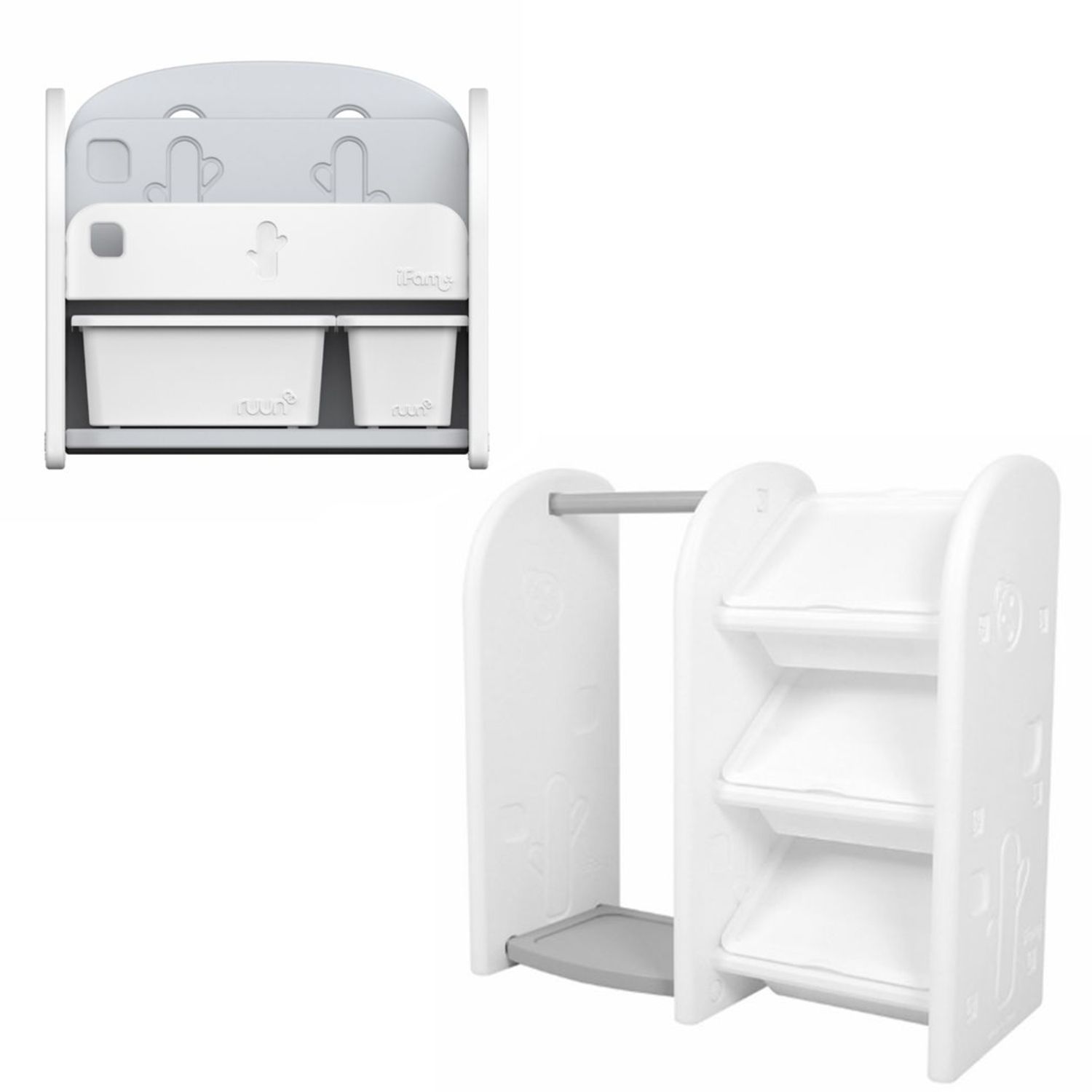 【韓國 ifam】夢幻兒童收納家具 書架收納組、多功能收納櫃