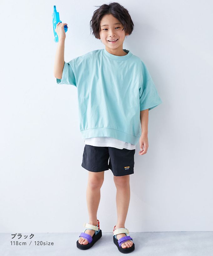 日本 devirock - 防潑水輕便快乾休閒短褲-黃綠