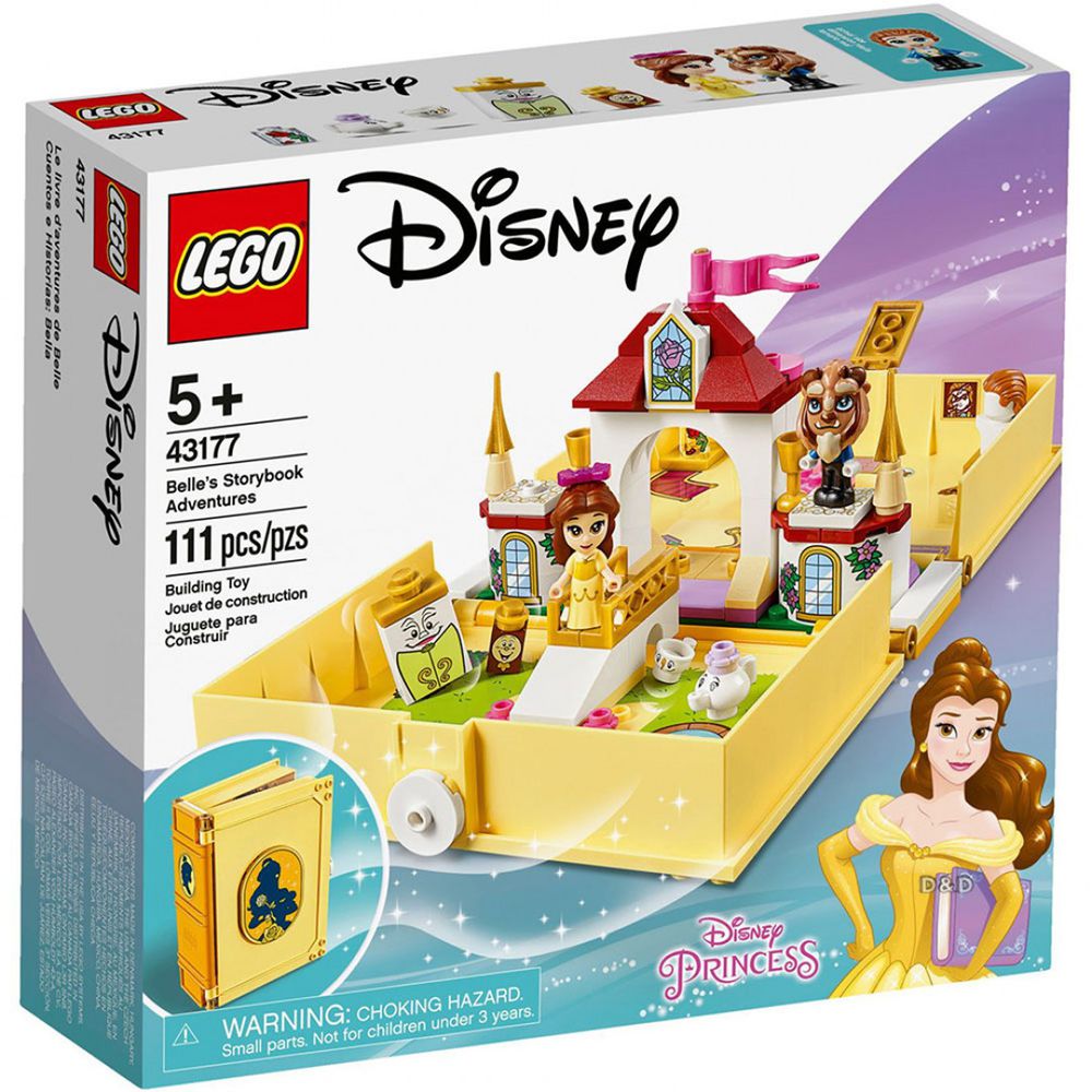 樂高 LEGO - 樂高 Disney 迪士尼公主系列 -  貝兒的口袋故事書 43177-111pcs