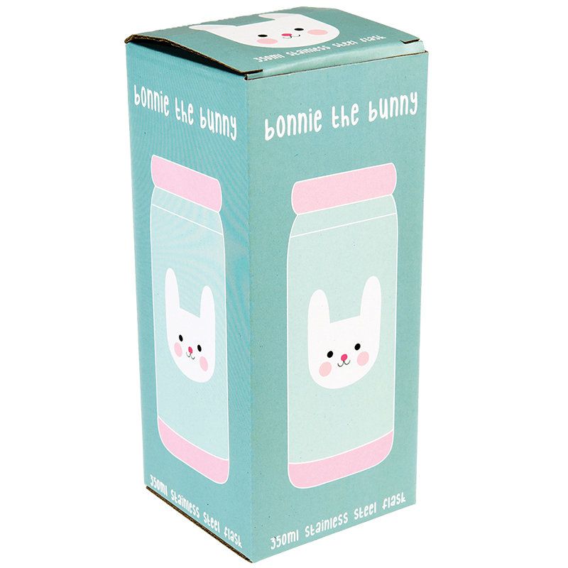 英國 Rex London - 不鏽鋼兩用保溫/保冷水瓶-邦妮兔(350ML)