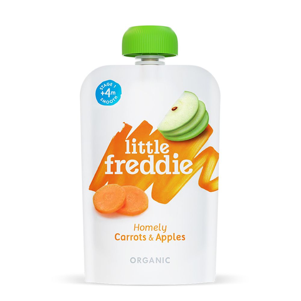 little freddie - 小皮蘋果紅蘿蔔泥-4個月食用