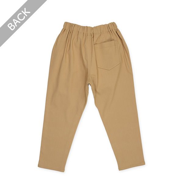 日本西松屋 - 簡約百搭鬆緊長褲-深灰