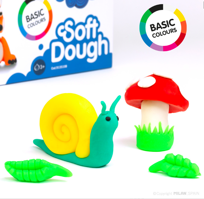 MILAN - 捏捏麵團好好玩黏土-彩虹糰子(10色入)