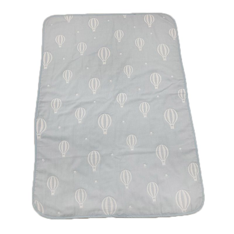 akachan honpo - 6層棉紗被-淺藍色