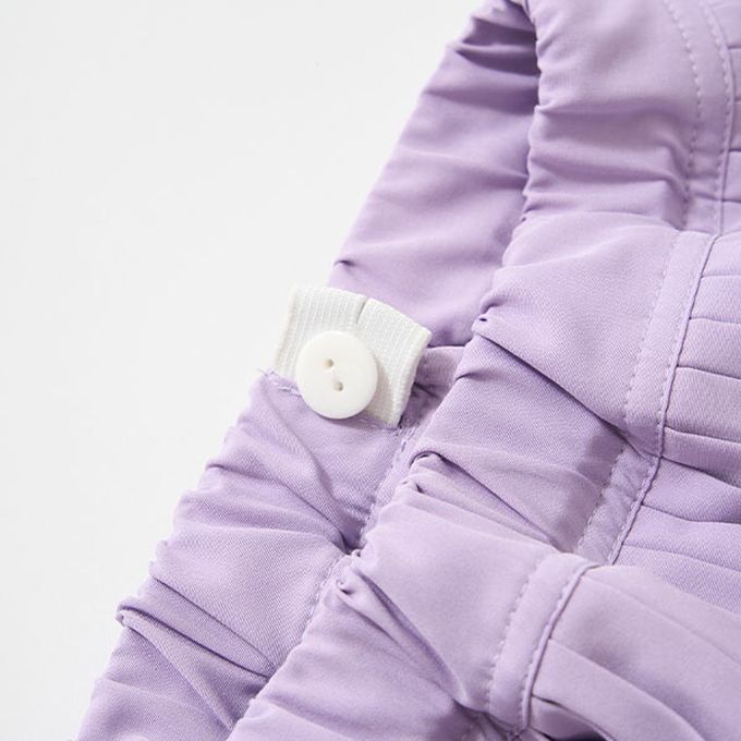 日本 Lycee mine - 輕盈鬆緊腰百褶裙-(內襯安全褲)-炭灰