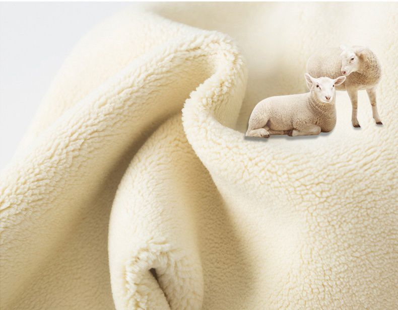 FANMOU - 加絨腰鬆緊保暖內搭褲-可愛熊熊-粉紅色