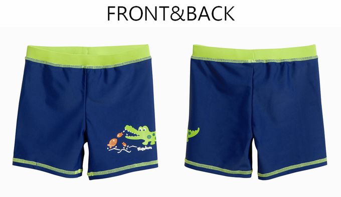 德國Playshoes - 抗UV防曬男童泳褲-鱷魚