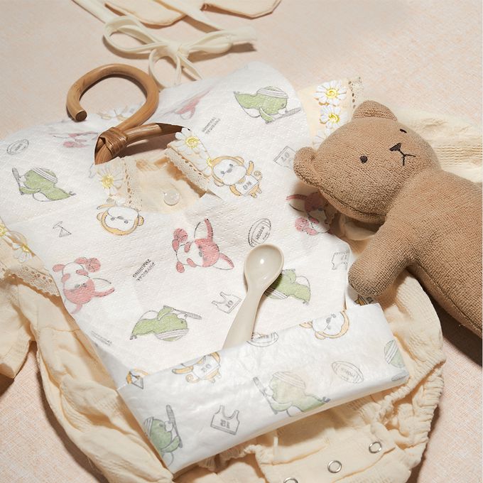 MOTHER-K - 小淘氣拋棄式柔軟圍兜(20入)