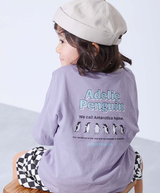 日本 devirock - 100%棉 定番印花短袖上衣-冰淇淋蘇打-炭黑